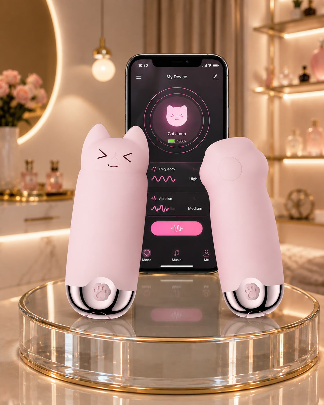 Gatito Meaw con aplicación