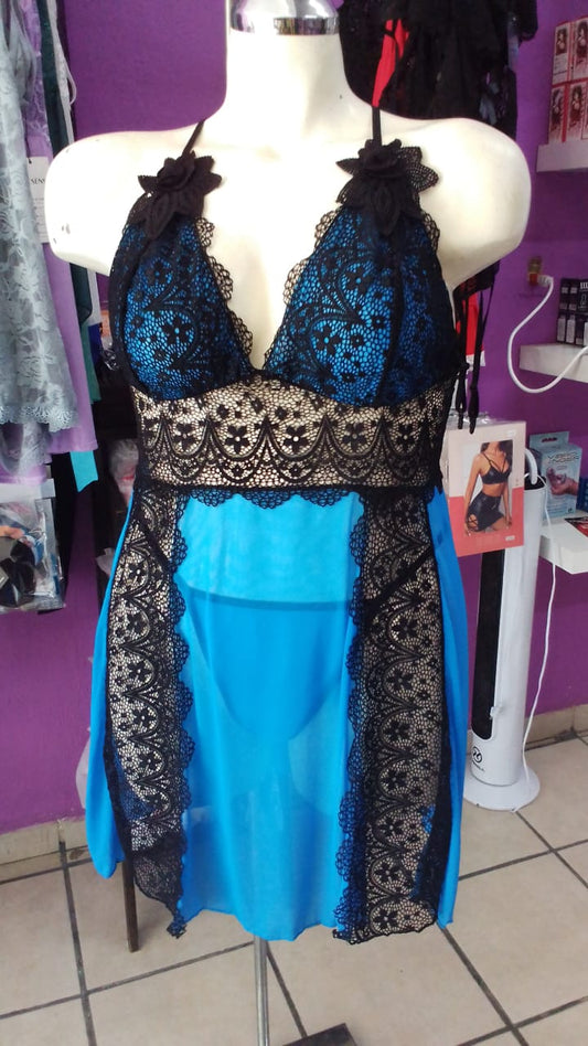 baby doll negro-azul