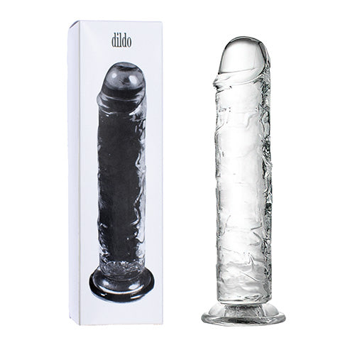 Dildo transparente 18 cm