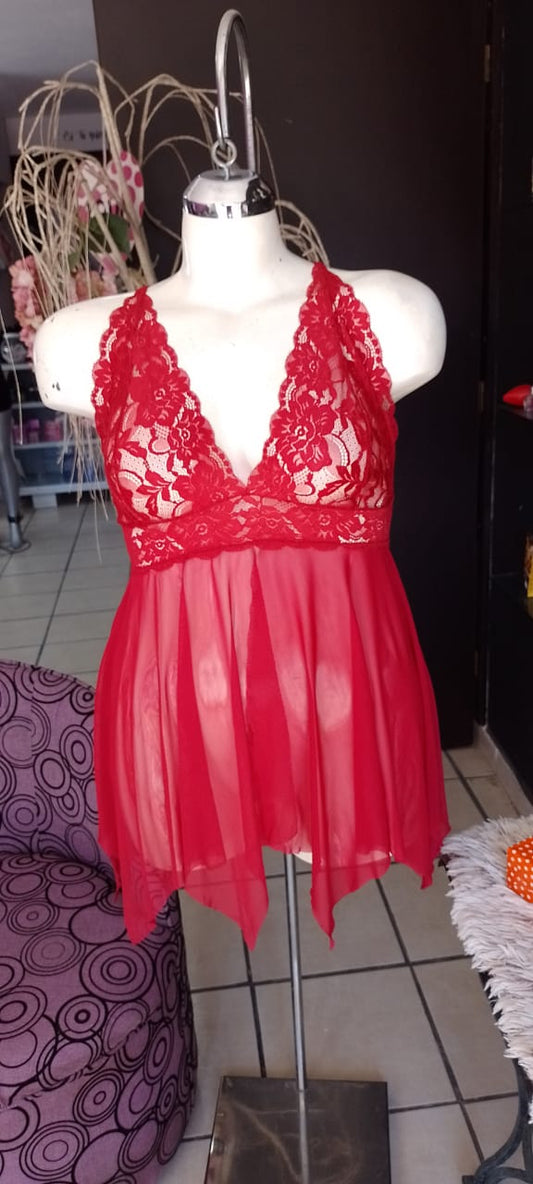 baby doll rojo