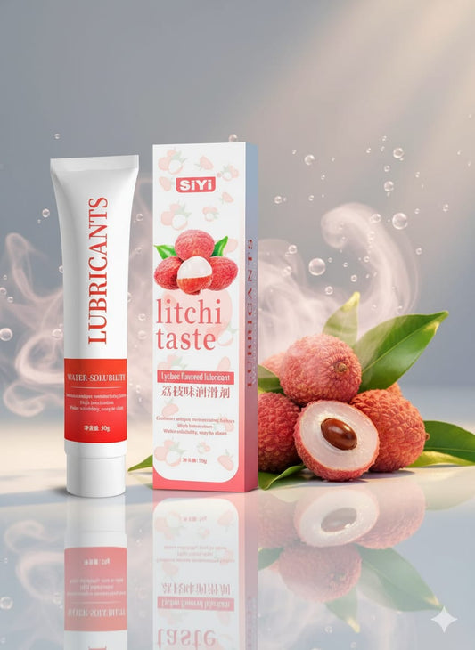 Lubricante comestible siyi  sabor litchi