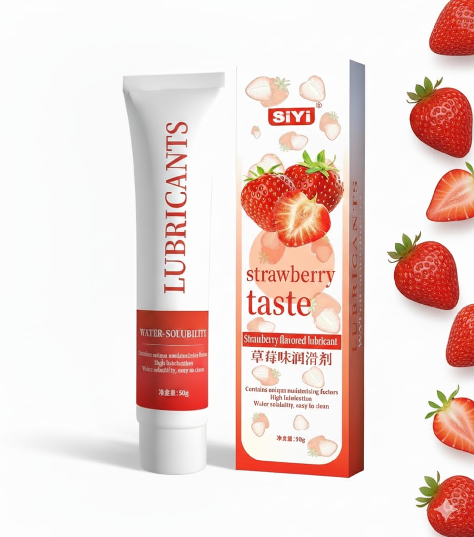 Lubricante comestible siyi sabor fresa