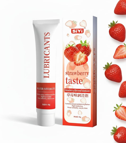 Lubricante comestible siyi sabor fresa
