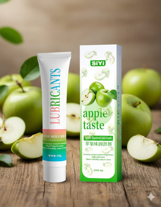 Lubricante comestible  siyi sabor manzana verde