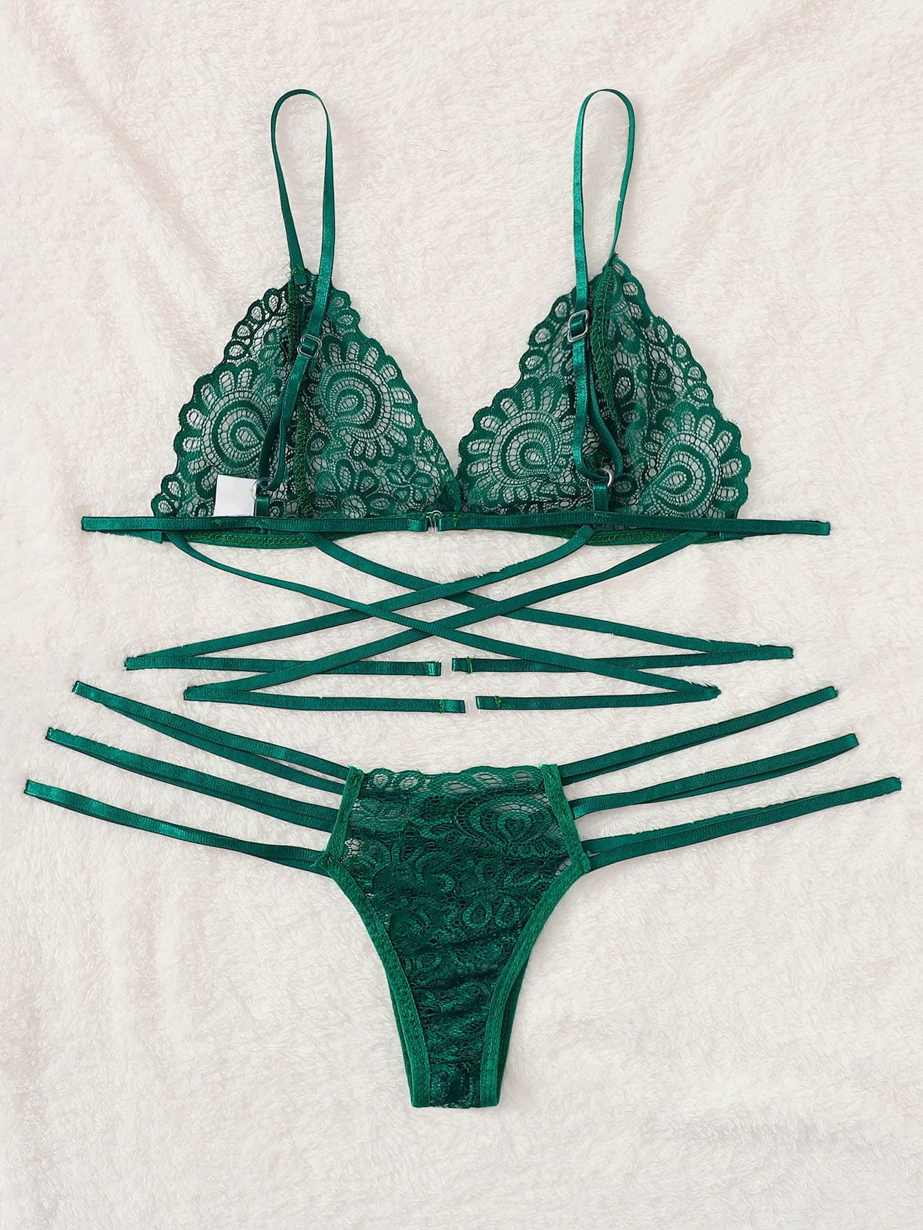 coordinado verde t/ch