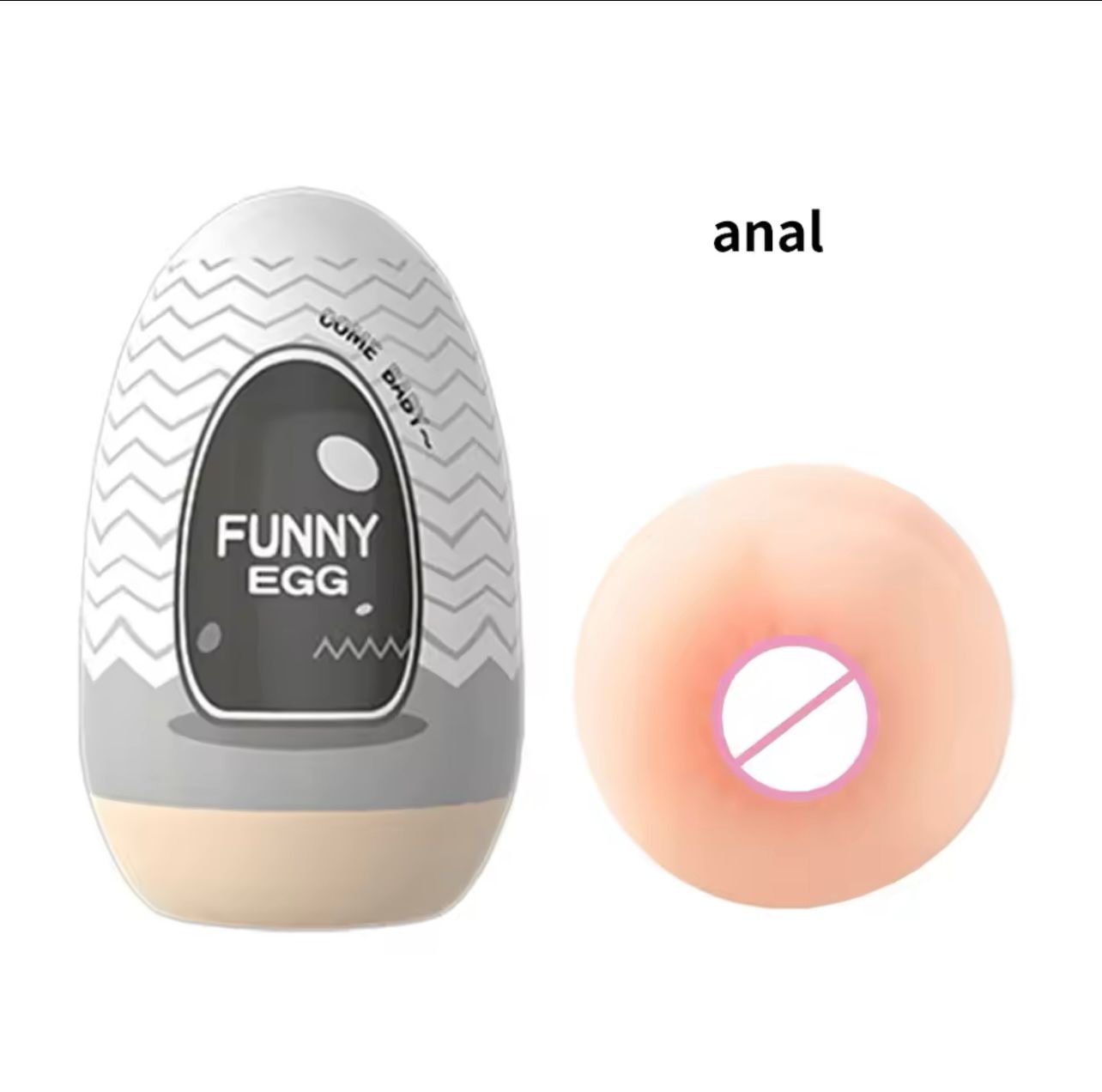 Funny Egg - Mini Huevo Masturbador Masculino Con Forma De ano