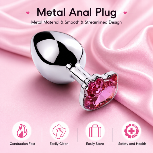 plug anal metalico modelo gatito (chico)