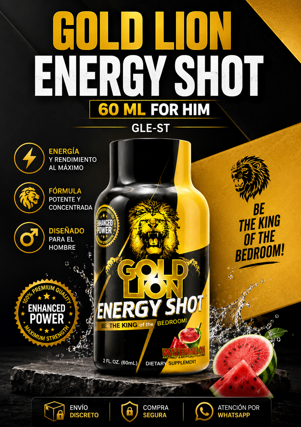 GOLD LION ENERGY SHOT