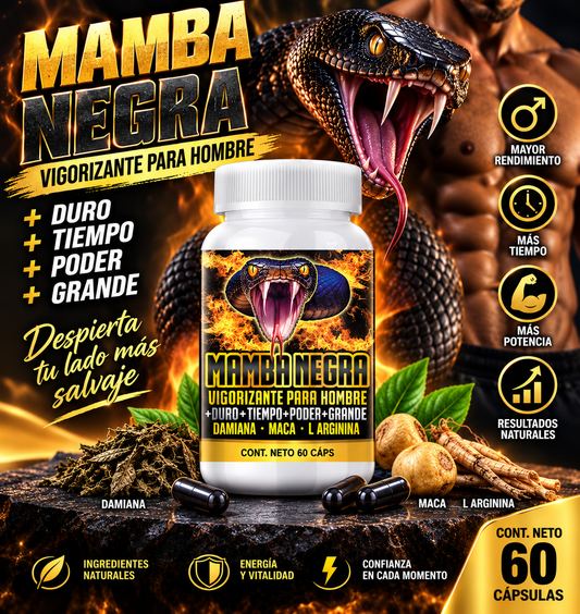 Mamba Negra vigorizante masculino