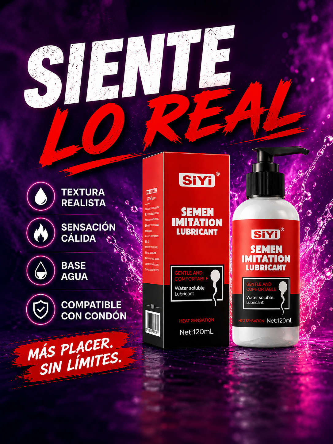 Lubricante caliente Imitacion semen