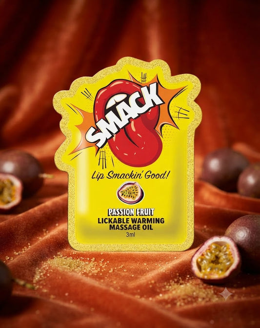 SMACK Aceite de Masaje Cálido y comestible frutos pasión