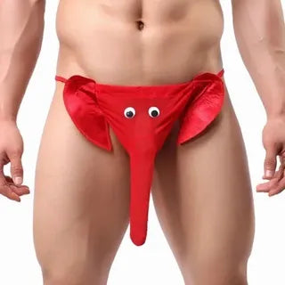 tanga de elefante rojo